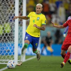 Richarlison anotou um dos gols da vitória do Brasil sobre a Coreia do Sul, pelas oitavas de final da Copa do Mundo de 2022 Créditos: Lucas Figueiredo / CBF