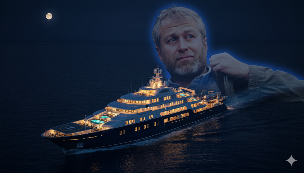 Foto: Roman Abramovich. Reprodução. Montagem Ilustrativa realizada por inteligência artificial. 