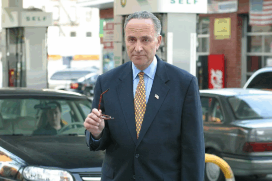 Chuck Schumer, lider dos democratas no Senado. Foto: Divulgação
