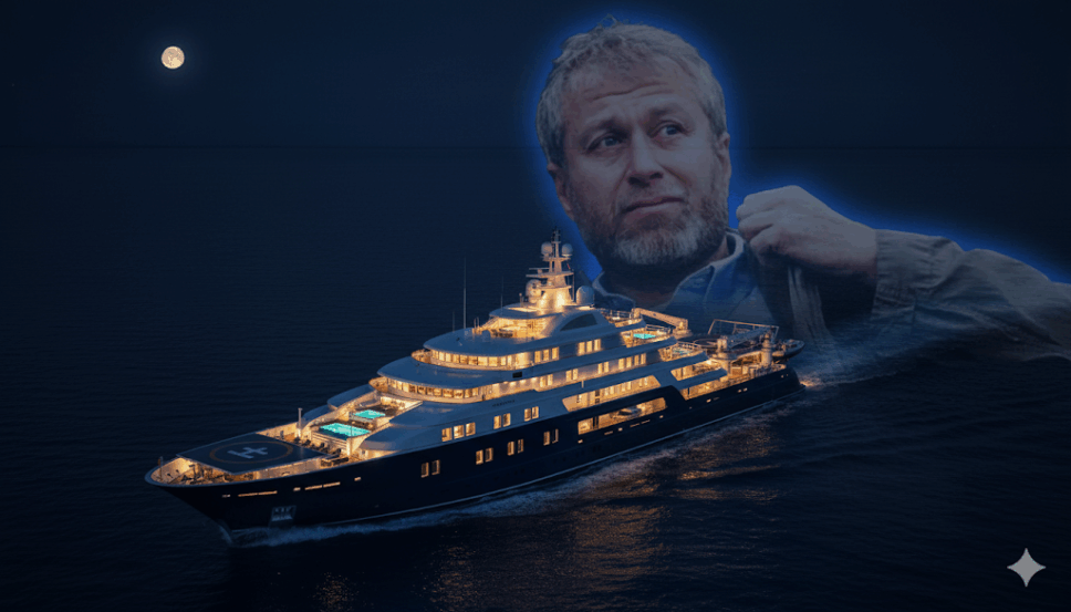 Foto: Roman Abramovich. Reprodução. Montagem Ilustrativa realizada por inteligência artificial. 