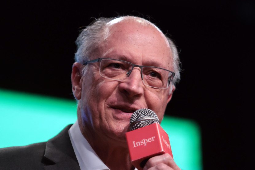 Vice-Presidente, Geraldo Alckmin, durante palestra no IV Encontro Anual - Centro de Gestão e Politicas Públicas, no INSPER. (Foto: Paulo Pinto/Agência Brasil)