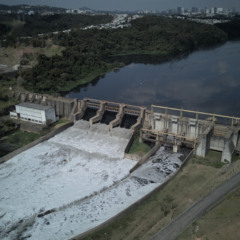 Barragem Edgard de Souza (Foto: Rogério Correia/Emae)