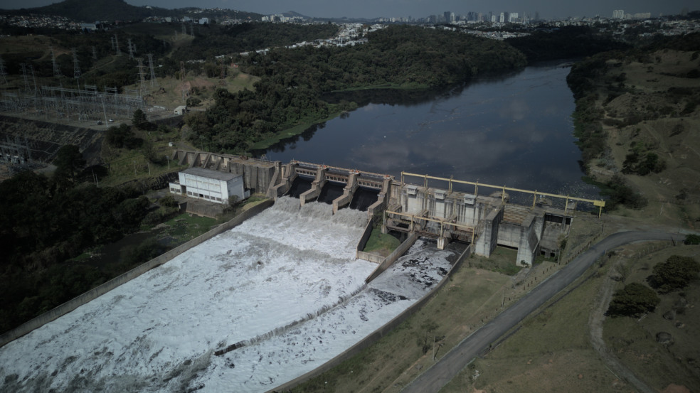 Barragem Edgard de Souza (Foto: Rogério Correia/Emae) Barragem Edgard de Souza (Foto: Rogério Correia/Emae)