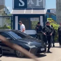 Daniel Vorcaro saindo do CDP (Centro de Detenção Provisória) de Guarulhos).  • CNN
