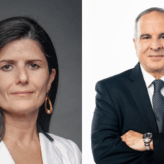 Zeina Tatif e Murillo Aragão (Foto: reprodução/ XP Investimentos/ MDA Advogados)