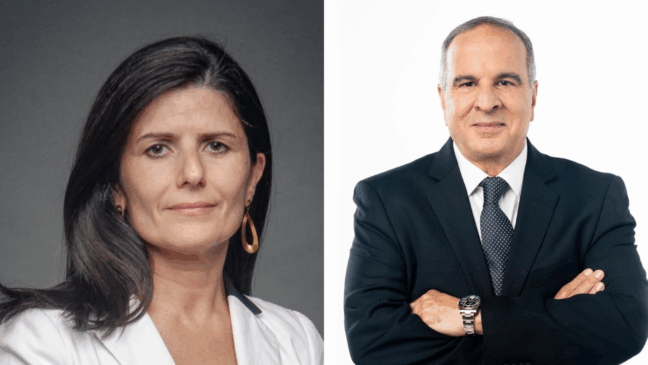Zeina Tatif e Murillo Aragão (Foto: reprodução/ XP Investimentos/ MDA Advogados)