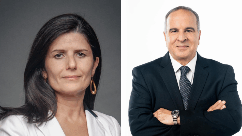 Zeina Tatif e Murillo Aragão (Foto: reprodução/ XP Investimentos/ MDA Advogados)