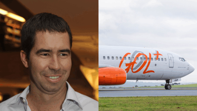 Henrique Constantino é da família fundadora da Gol (Foto: reprodução/ Jovem Pan e Registro de Marca)
