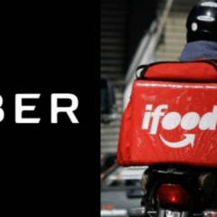 Uber Divulgação/ Ifood Divulgação