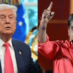 Donald Trump e Nicolás Maduro | Reprodução/Andrew Harnik/Federico Parra/AFP/Getty Images Embed
