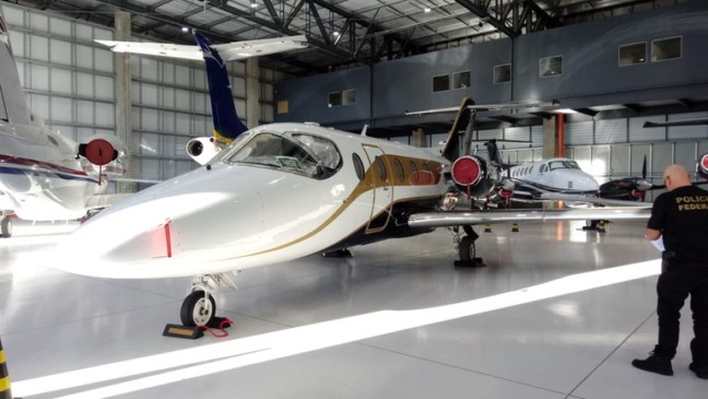 Avião apreendido na  Operação Slim (Foto: Reprodução/Polícia Federal)