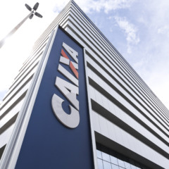 Brasília, DF, Brasil: Caixa Econômica Federal. (Foto: Marcelo Camargo/Agência Brasil)