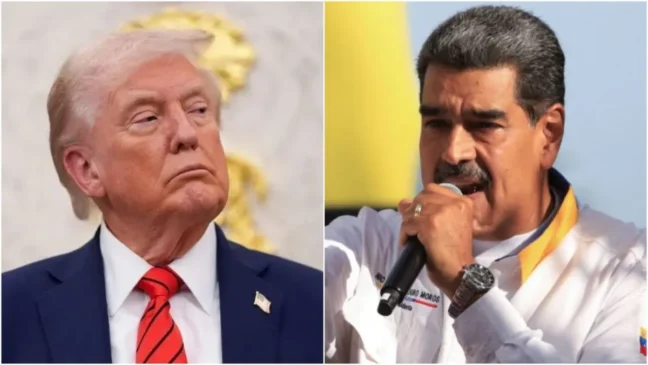 Donald Trump e Nicolás Maduro  • REUTERS/Maxwell Briceno REUTERS/Kent Nishimura
