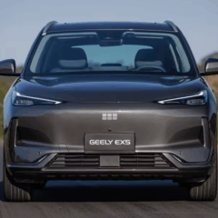 Geely EX5 é SUV elétrico já à venda no Brasil. Foto: Divulgação
