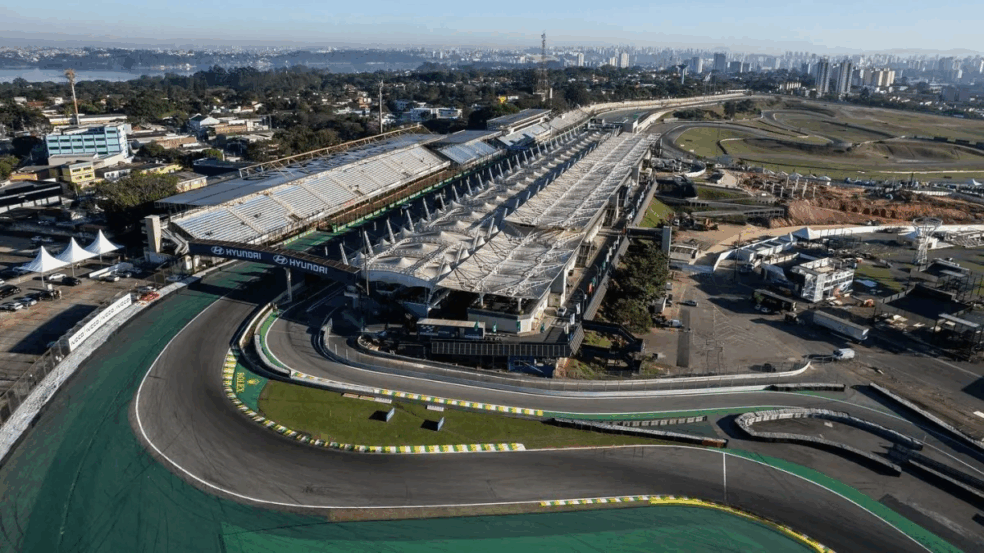 Autódromo de Interlagos. Foto: Reprodução/ Instagram/ Autódromo de Interlagos Autódromo de Interlagos. Foto: Reprodução/ Instagram/ Autódromo de Interlagos