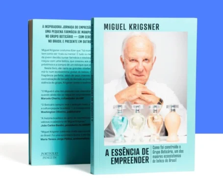 "A essência de empreender: como foi construído o Grupo Boticário, um dos maiores ecossistemas de beleza do Brasil", de Miguel Krigsner (Foto: reprodução/TopView)