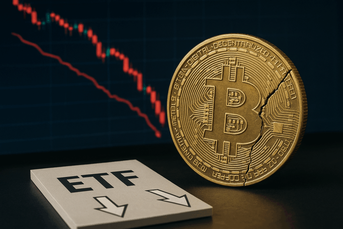 Bitcoin recua a US$ 91 mil com saques em ETF