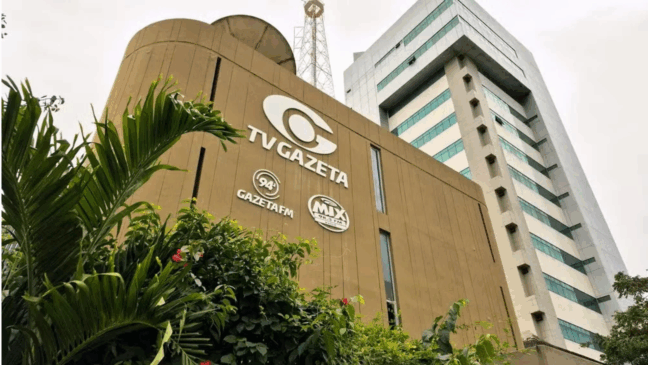 Prédio da TV Gazeta em Alagoas
