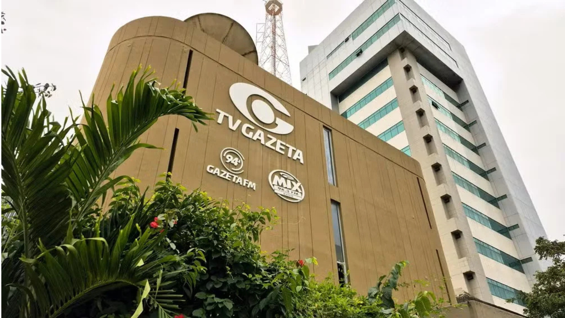 Prédio da TV Gazeta em Alagoas