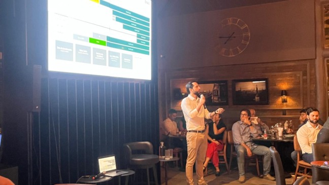 Fernando Sampaio, CFA, sócio da Brasil Capital, durante o Finance Day 2025 (Foto: Brenda Roberta/BP Money)