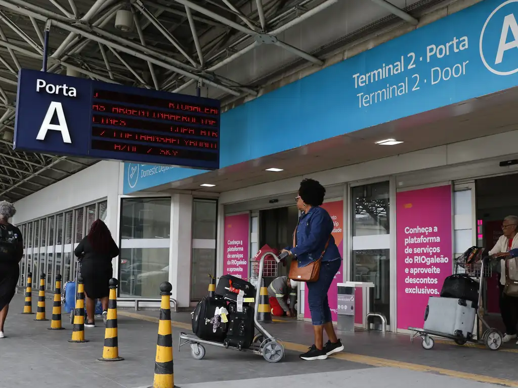 Aeroporto Internacional Tom Jobim, no Galeão. Foto: Fernando Frazão/Agência Brasil Aeroporto Internacional Tom Jobim, no Galeão. Foto: Fernando Frazão/Agência Brasil