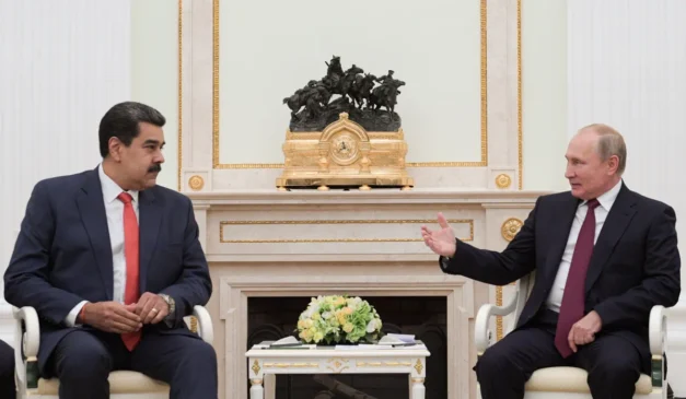 Putin e Maduro em Moscou  • 25/9/2019 Sputnik/Alexei Druzhinin/Kremlin via REUTERS