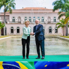 Lula se encontra com representante da Uni&atilde;o Europeia no Rio de Janeiro &mdash; Foto: Ricardo Stuckert/ Presid&ecirc;ncia da Rep&uacute;blica

