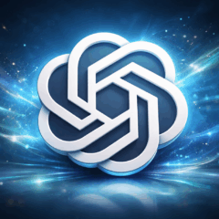 Imagem realista em alta resolu&ccedil;&atilde;o do logo da OpenAI em estilo 3D, com acabamento met&aacute;lico e ilumina&ccedil;&atilde;o futurista sobre fundo tecnol&oacute;gico escuro. A composi&ccedil;&atilde;o transmite inova&ccedil;&atilde;o, intelig&ecirc;ncia artificial e avan&ccedil;o tecnol&oacute;gico, ideal para ilustrar mat&eacute;rias sobre crescimento financeiro e expans&atilde;o da OpenAI no mercado global de IA.