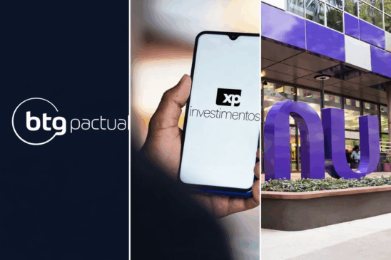 Nubank, XP e BTG