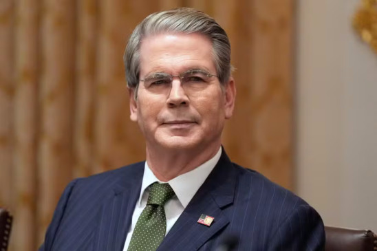 secretário do Tesouro dos EUA, Scott Bessent — Foto: AP Photo/Alex Brandon
