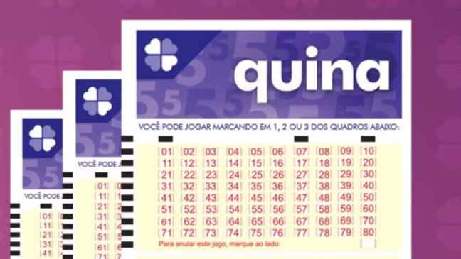Quina 6926 acumula e prêmio sobe para R$ 8 milhões
