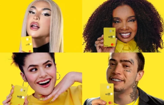 Pabllo Vittar, Thelminha Assis, Maisa e Whindersson Nunes passam a fazer parte do time de influenciadores do WillBank (crédito: divulgação)

